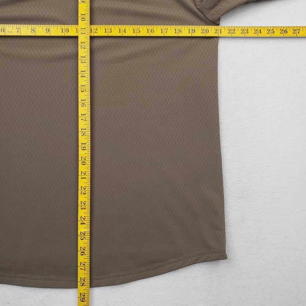 Velocity Systems Boss Rugby Shirt Mens Medium Green Arm Pocket Tactical USA Made - Picture 8 of 11